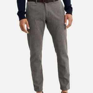 WE FASHION Men's Slim-fit Patterned Chinos 34W